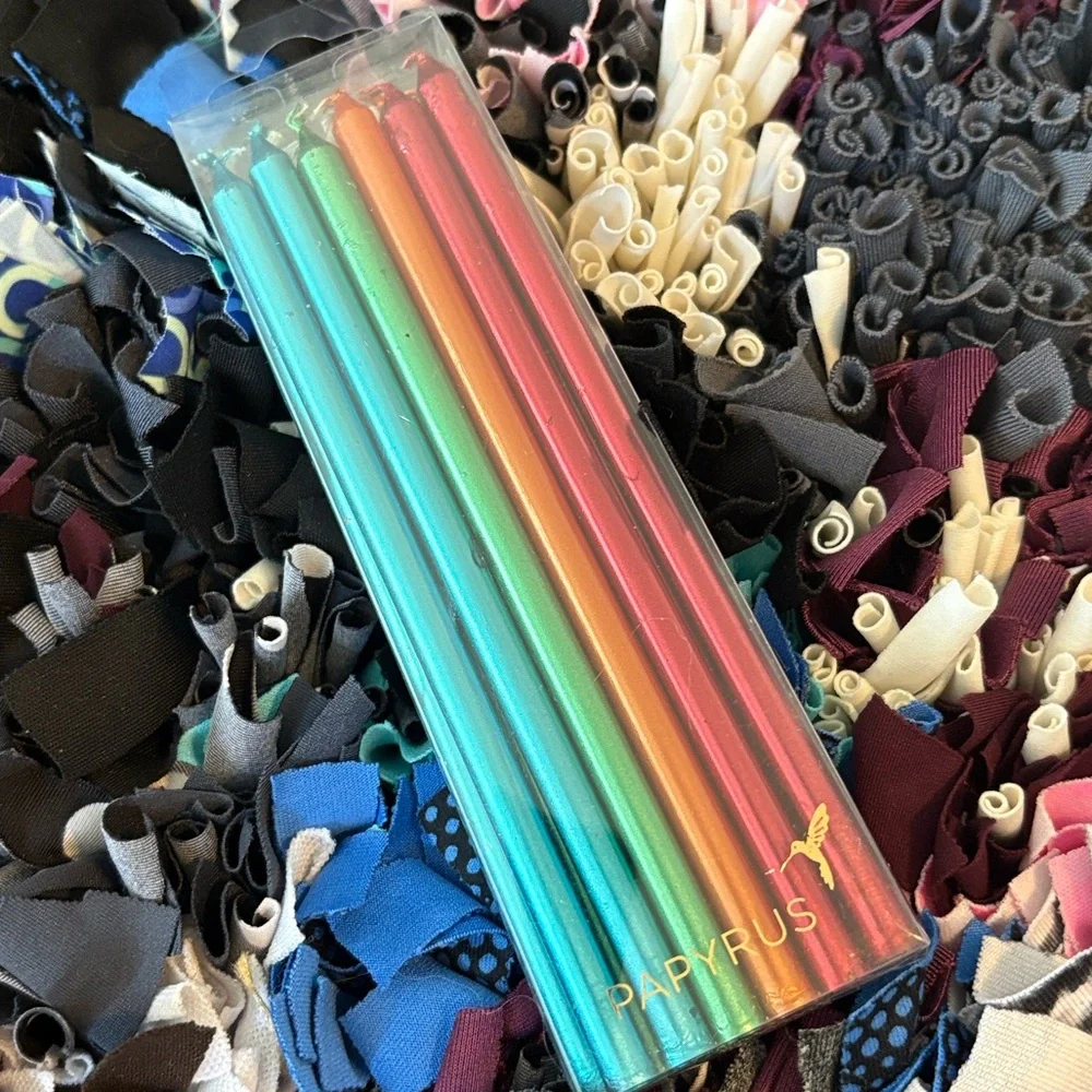 🆕Papyrus Multicolor Metallic Cake Candles